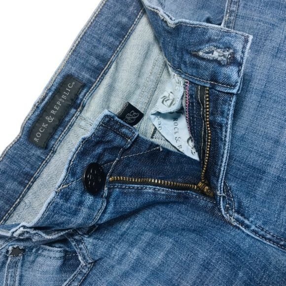 ROCK & REPUBLIC Kasandra Wide Leg Jeans Size 6 - Picture 6 of 10